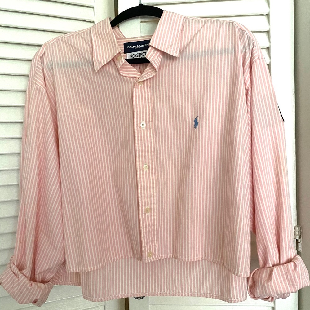 Polo cropped shirt